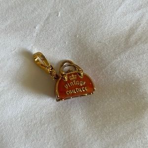 Juicy couture charm: vintage juicy bag charm (box included)